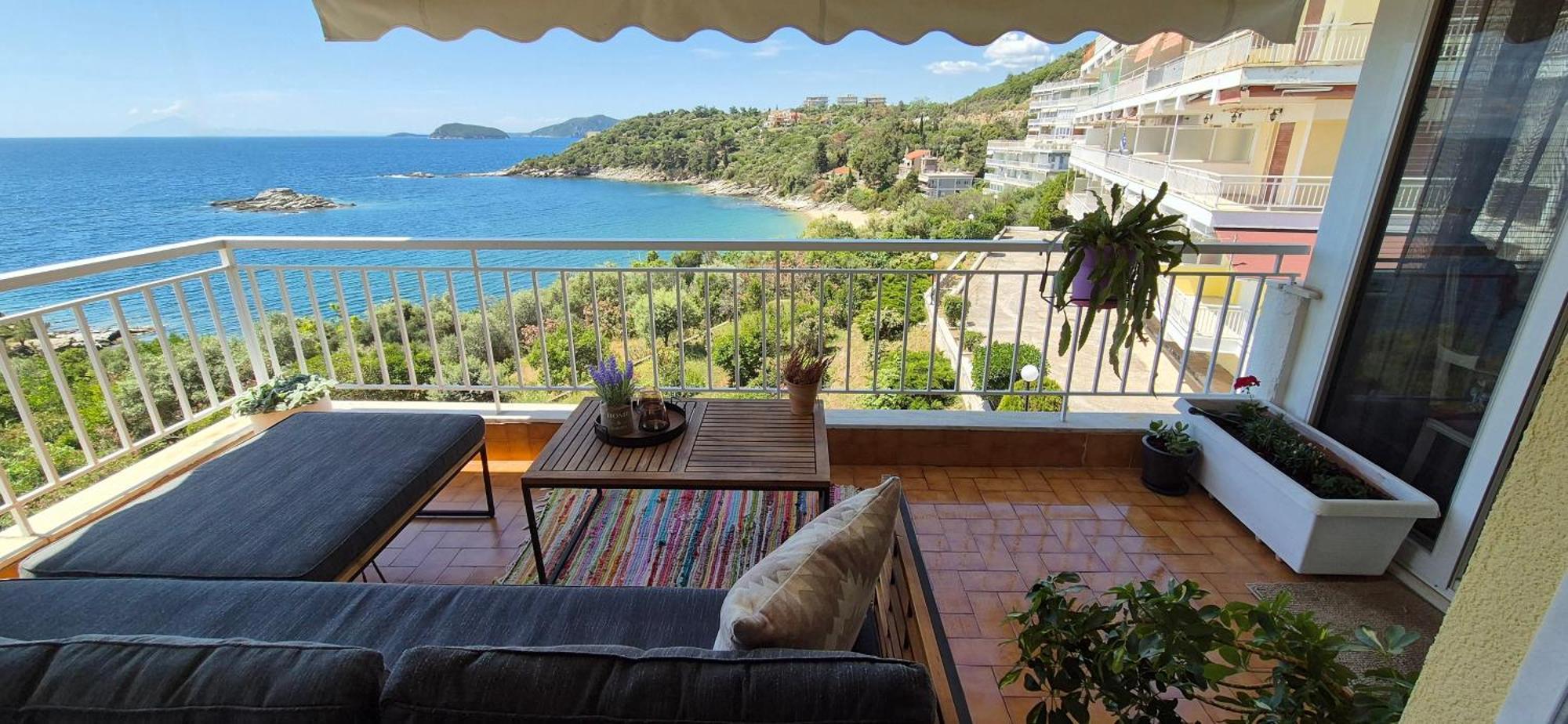 Beach Apartment PalaiónTsiflíkion Eksteriør billede