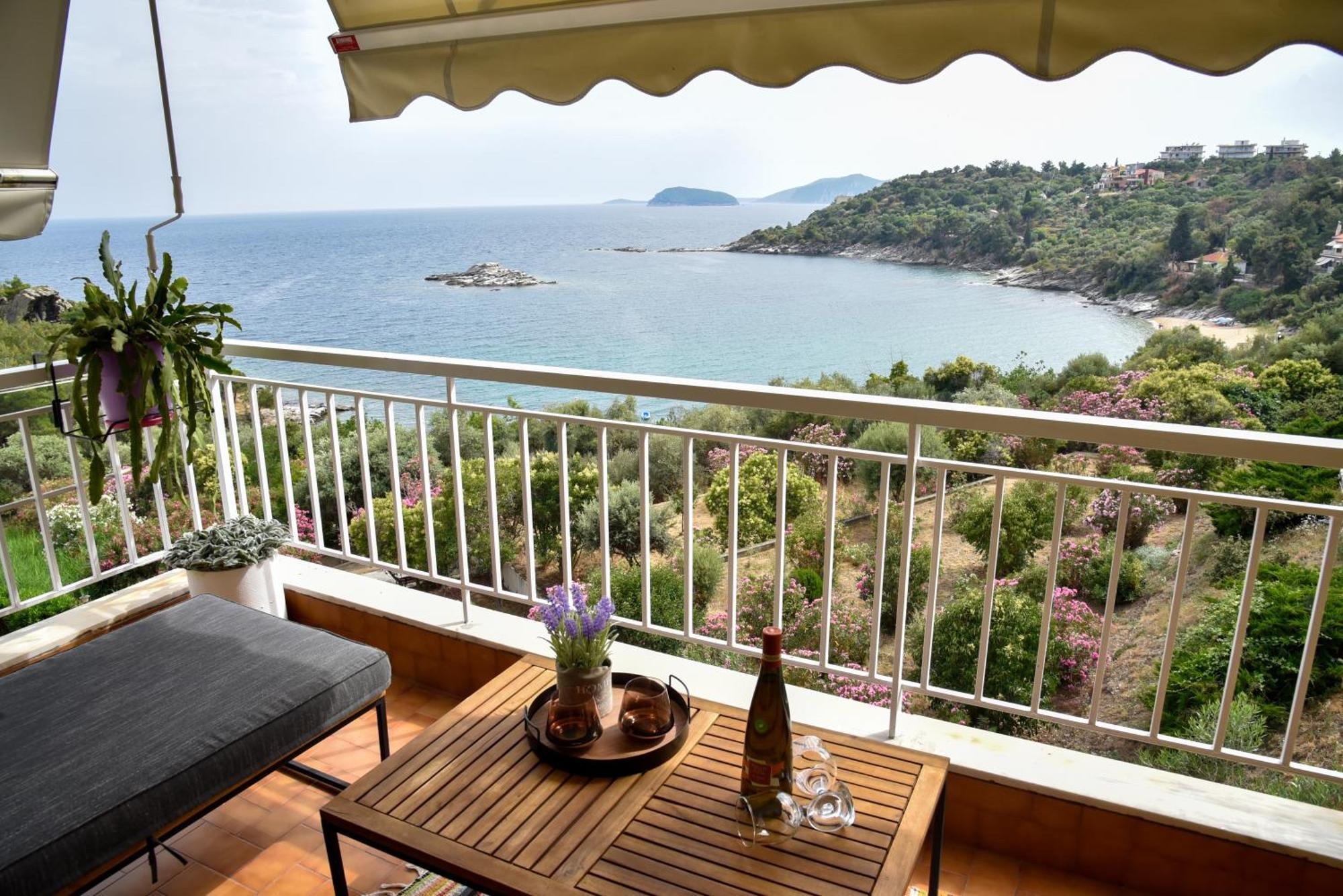 Beach Apartment PalaiónTsiflíkion Eksteriør billede